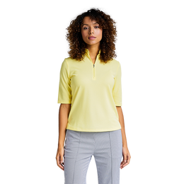 Noa 3/4 Sleeve Pique Polo Shirt
